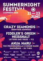 Summernight-Festival Laupheim mit FIDDLER'S GREEN und HEISSKALT am Freitag, 22.06.2018